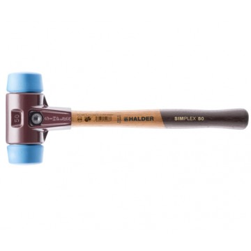 HALDER NO. 3001 SIMPLEX MALLET WITH BLUE INSERTS (TPE SOFT )