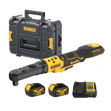 DEWALT 20V MAX XR BRUSHLESS 3/8'' & 1/2'' SEALED HEAD RATCHET (4.0AH X2) DCF510M2T