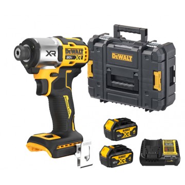 DEWALT 20V MAX XR® 3-SPEED IMPACT 1/4 IN. DRIVER (4AH X 2) DCF845M2T