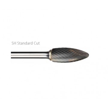 IMCO CARBIDE BURRS - FLAME SHAPE (SH)
