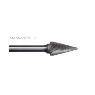 IMCO CARBIDE BURRS - CONE SHAPE (SM)