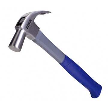 IRWIN FIBREGLASS HANDLE CLAW HAMMER