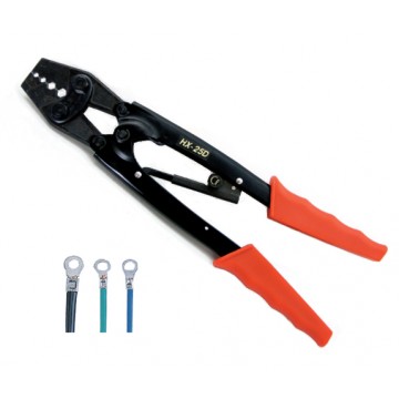 OPT RATCHET HEXAGON CRIMPING TOOLS FOR NON-INSULATED TERMINALS - HX-25D