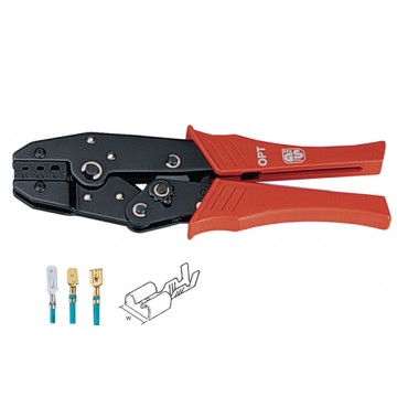 OPT HAND RATCHET CRIMPING TOOLS FOR UNISULATED RECEPTACLES AND TAB - LY-03B