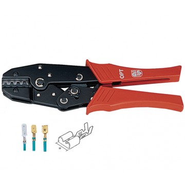 OPT HAND RATCHET CRIMPING TOOLS FOR UNISULATED RECEPTACLES AND TAB - LY-48B