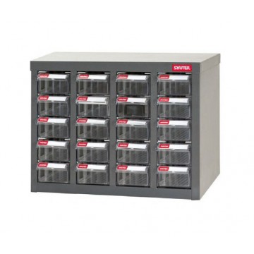 SHUTER STEEL CASE WITH PLASTIC DRAWERS ST1-420
