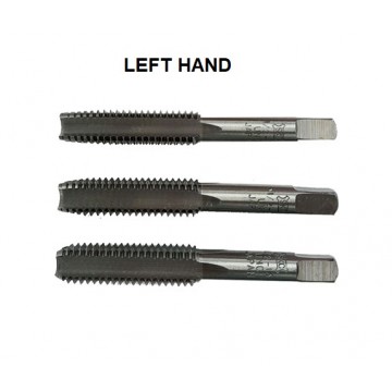 SKC "METRIC" THREAD CARBON STEEL (SKS) 3-PC LEFT HAND TAP SETS 801