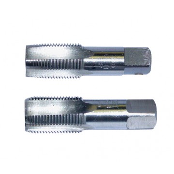 SKC BRITISH STANDARD STRAIGHT PIPE TAPS CARBON STEEL "BSPS" 2-PC SET 804BS